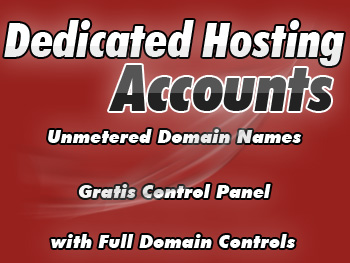 Discounted dedicated servers account